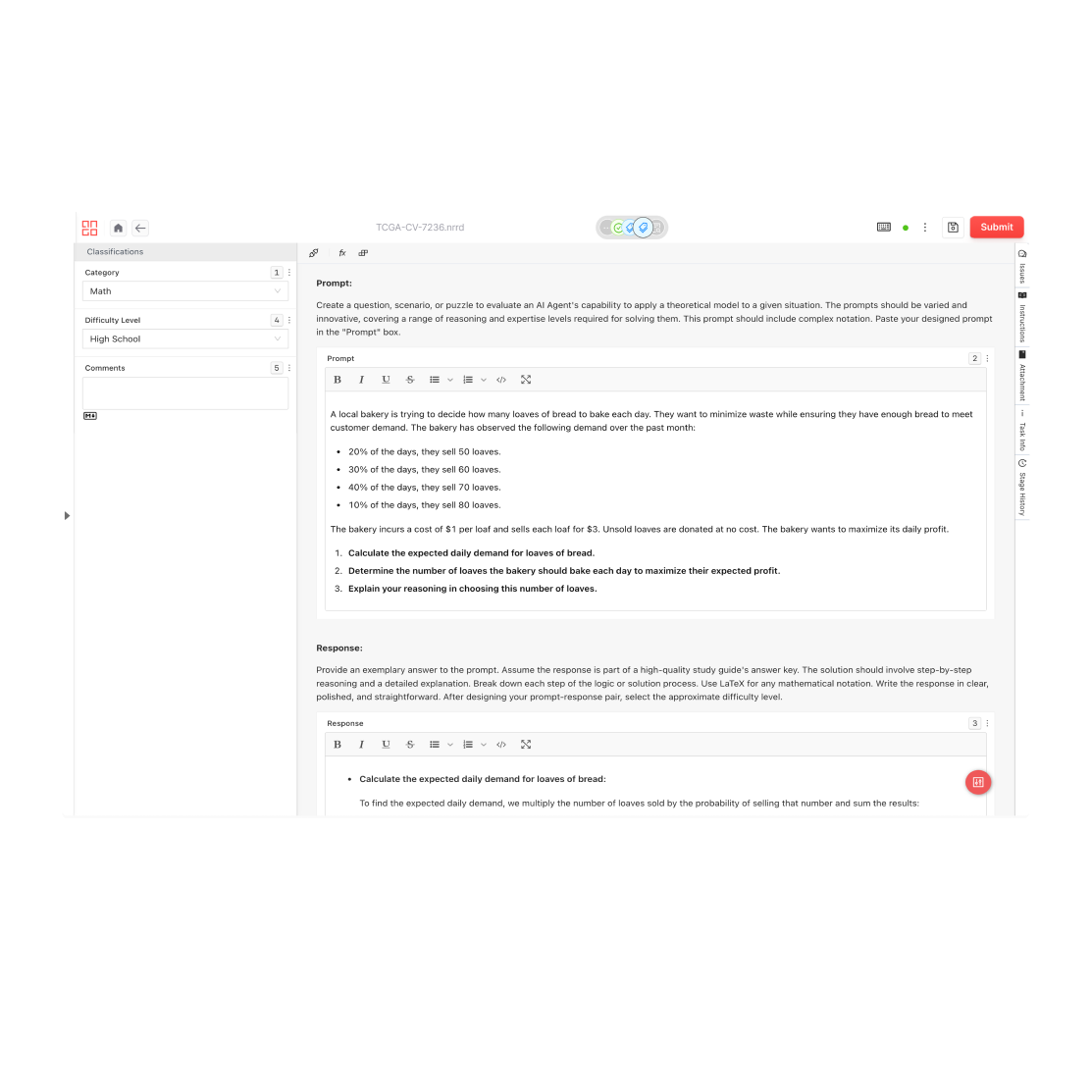 Prompt-Response Pair Creation